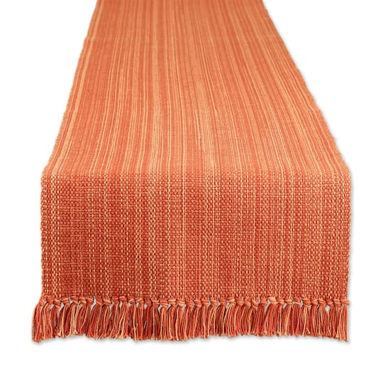 DII® 72" Variegated Fringe Table Runner in Spice | 13" x 72" | Michaels®